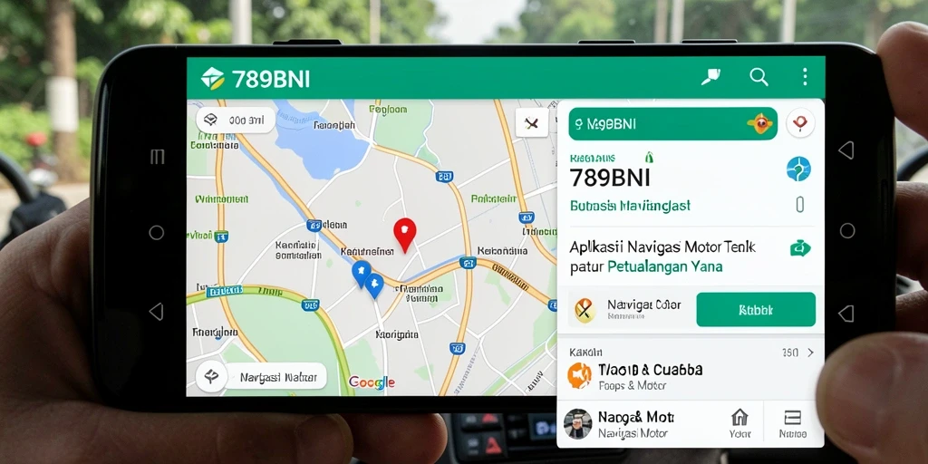 Antarmuka 789BNI yang sederhana dengan fitur navigasi motor.
