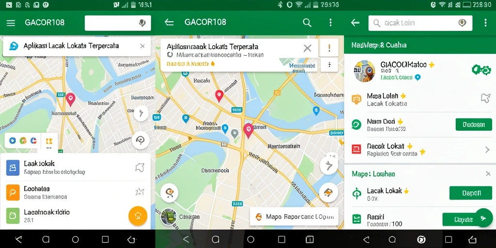 Tampilan antarmuka GACOR108 yang jelas dan informatif.