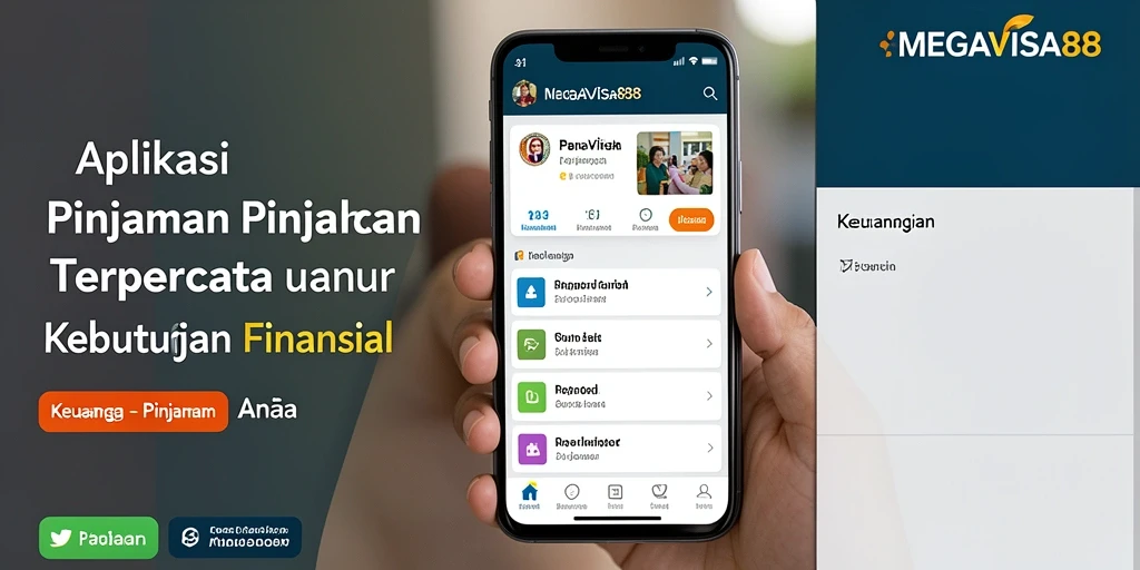 Tampilan antarmuka aplikasi MEGAVISA88 yang ramah pengguna untuk pengajuan pinjaman.