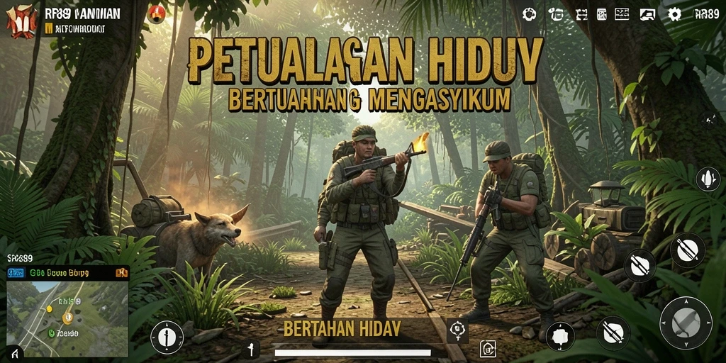 Tampilan antarmuka <strong>RR89</strong> yang menampilkan mekanisme Bertahan Hidup yang menarik.