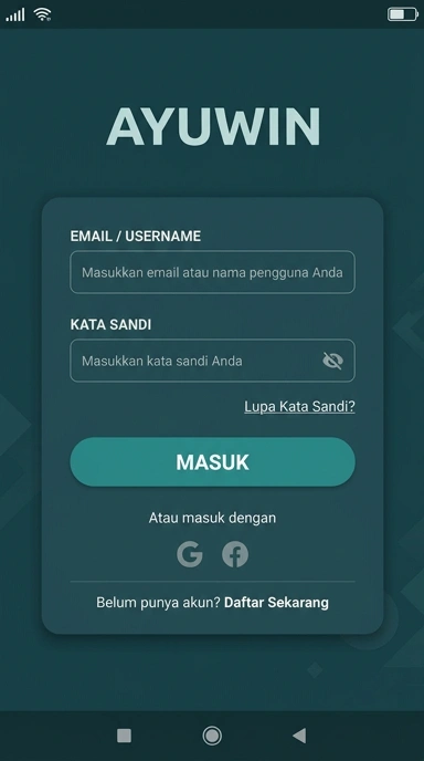 Panduan Masuk Akun Ayuwin untuk Pengguna Android